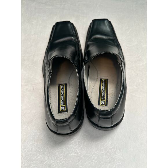 Stacy Adams Danton Loafers Mens 9M Black Leather Shoe Slip On 24363-001 - Picture 5 of 6